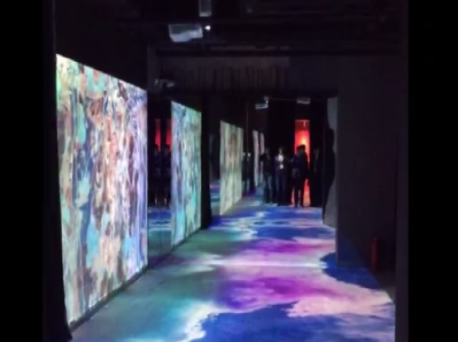 沉浸式投影絢麗海洋-沉浸式空間投影-沉浸式場(chǎng)景投影-好奇數(shù)字科技