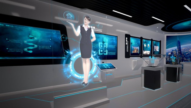 展廳互動(dòng)虛擬主持人-蘇州好奇數(shù)字科技有限公司