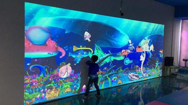 墻面互動(dòng)投影