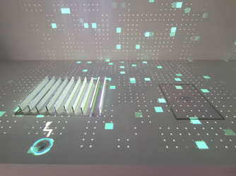 江西上饒數(shù)字信州產(chǎn)業(yè)園規(guī)劃展廳多媒體項(xiàng)目-桌面、墻面投影互動(dòng)