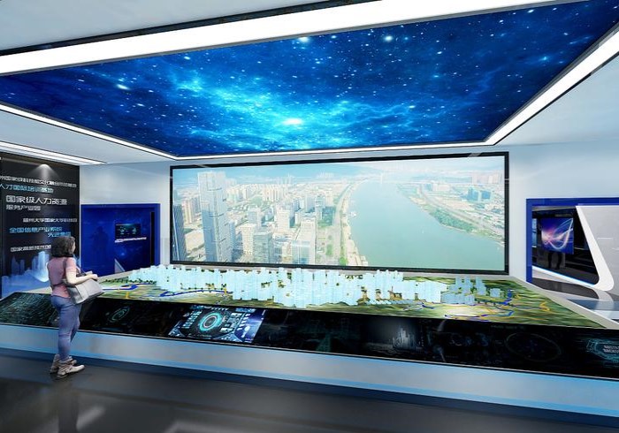 展廳多媒體-數(shù)字沙盤-蘇州好奇數(shù)字科技有限公司