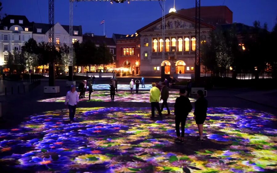 景區(qū)地面互動投影-蘇州好奇數字科技有限公司