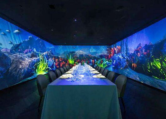 沉浸式投影在宴會餐廳的應(yīng)用場景