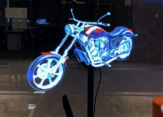 全息風(fēng)扇的應(yīng)用場景產(chǎn)品櫥窗展示-好奇數(shù)字科技