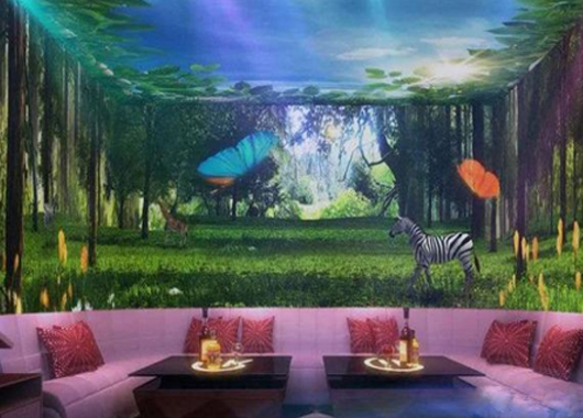 墻面互動投影在酒吧、ktv等娛樂場所的應用場景